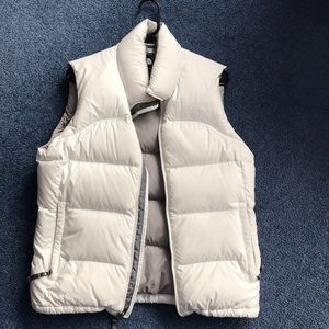 North Face White Vest
